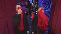 Ant and Dec with red hankies!
